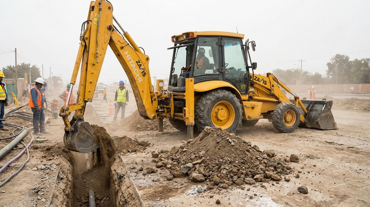 Guía completa de retroexcavadoras de construcción: usos, tipos y elección - detalle