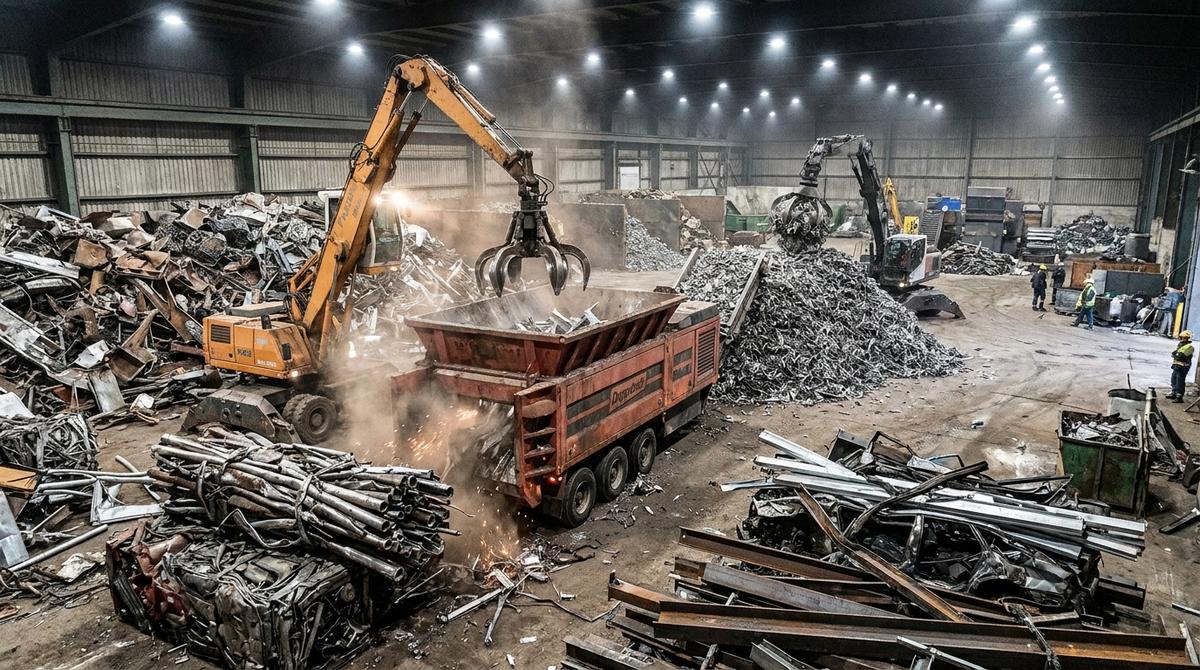 Trituradores de chatarra metálica: guía para elegir el equipo industrial adecuado - detalle