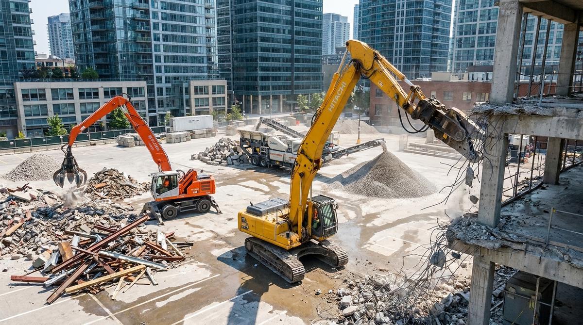 Demolición Selectiva Urbana: Técnicas y Maquinaria Clave